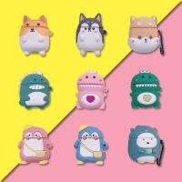 ราคา เคสสำหรับ Apple AirPods ยางทำจากซิลิคอน ป้องกัน กรณี ปก กันกระแทก น่ารัก Carton Charging Box Earphone Case (5653424877)