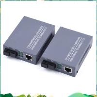 ราคา Gigabit Fiber Optical Media Converter 10/100/1000Mbps Single Mode 3Km UPC/ SC-Port Fiber Transceiver EU Plug (58055028129)