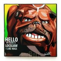 ราคา Dog หมา Lockjaw หมายักษ์ Marvel มาร์เวล รูปภาพ​ติด​ผนัง​ pop art สุนัข สัตว์เลี้ยง แต่งบ้าน ของขวัญ กรอบรูป รูปภาพ (8513694725)