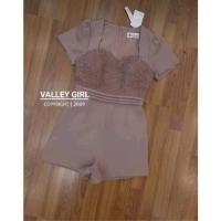 ราคา จั๊มสั้น XL งานป้าย Valley girl (15294035739)