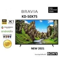 ราคา Sony รุ่น KD-50X75 (50") X75 Android TV 4K : รุ่นปี 2021 (ประกันศูนย์ Sony 3 ปี) (12552301568)