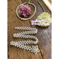 ราคา พร้อมส่ง ༛ เข็มขัดมุกชุดไทยลูกสาวเอวยางยืด (เข็มขัดอย่างเดียว) (5338243200)