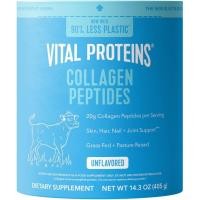 ราคา Vital Proteins Collagen Peptides Powder - Grass Fed Collagen Peptides for Hair, Nail, Skin, Bone & Joint Health, Unpoured, 14.3oz (51704954751)