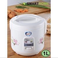 ราคา หม้อหุงข้าวอุ่นทิพย์เคลือบ Polyflonขนาด 1 ลิตร Smart home รุ่น NC-R14 (1910607462)