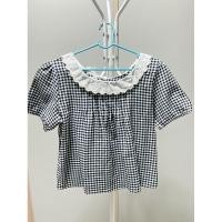 ราคา เสื้อคอบัวลูกไม้แขนตุ๊กตาลายสก๊อต (23266670832)