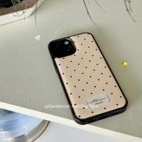 ราคา Huiwanju ครีม ins storm point เหมาะสําหรับ iphone16promax/14promax iPhone 15 เคสโทรศัพท์มือถือ niche ขอบดําความรู้สึกระดับพรีเมียม 14pro/13 เคสป้องกัน (42955540999)