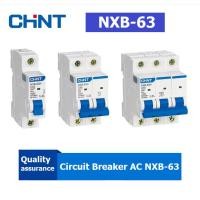 ราคา CHINT Breaker AC NXB-63 เซอร์กิตเบรกเกอร์ Circuit Breaker 1P 2P 3P (26887239138)