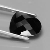 ราคา 4.05 ct พลอยแท้ นิล (Black Spinel) พลอยดิบ ทรงแฟนซี สีดำ กาญจนบุรี (46100539527)