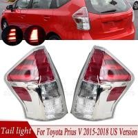 ราคา Taillamp สําหรับ Toyota Prius V PriusV 2015-2018 รุ่น US ไฟท้ายรถกันชนด้านหลังไฟท้ายเบรคหยุดย้อนกลับโคมไฟ 8155147272 (42529418492)