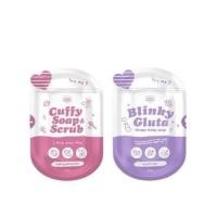 ราคา สบู่คัฟฟี่ Cuffy soap(2สูตร) สบู่สครับคัฟฟี่โซป Cuffy soap Scrub &สบู่บลิ้งกี้ Blinky Gluta 80g. (12109560996)