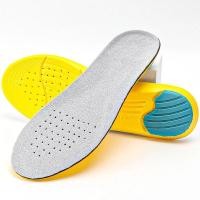 ราคา รองช้ำ พื้นรองเท้า แผ่นพื้นรองเท้า ดูดซับแรงกระแทก แผ่นรองรองเท้าแบบหนา Memory Foam Insoles Men Women Sports Shoe Pads (42428529769)