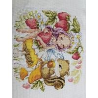 ราคา ครอสติชปักสำเร็จ สาวน้อยสตรอเบอรี่ (28338333164)