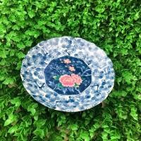 ราคา จานขนมลายดอกไม้สีฟ้าคราม ขนาด 6.5” #เซรามิคมือสองญี่ปุ่น (6771437654)