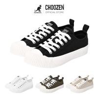 ราคา KANGOL Sneaker unisex รองเท้าผ้าใบ รุ่น Cookie ผูกเชือก สีดำ, ขาว, กากี, เหลือง, เขียว 69522001 (6857487986)