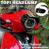 ราคา Visor Hat Lamp Plus หมวกวัดความเร็ว Yamaha Grand Filano/ Visor Yamaha Grand Filano ckt (58054640303)