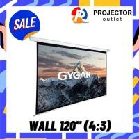 ราคา Gygar Wall 120 (4:3) จอรับภาพแบบแขวนมือดึง (20237847982)