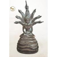 ราคา พระพุทธรูป ปางนาคปรก พระประจำวันวันเสาร์ หน้าตัก 3" เนื้อทองเหลือง ทำผิวกรุเก่า (18881813218)