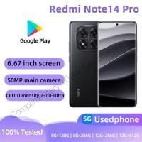 ราคา Redmi Note 14 Pro(5G)หน้าจอสมาร์ทโฟน 128GB All Colours Good Condition Used Phone Support Play Store (51257994572)