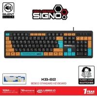ราคา (คีย์บอร์ด) SIGNO Standard Keyboard รุ่น KB-82 (26342673061)
