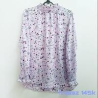 ราคา เสื้อชีฟองผ้าไหมญี่ปุ่นคอปีนสีม่วง (41708845316)