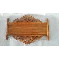 ราคา ป้าย ป้ายเปล่าแบบแขวน ไม้สัก ขนาด 38*26ซม. สีไม้ธรรมชาติ (4192242493)