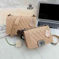 ราคา Keep Quilted Boy Bag (กระเป๋าแบรนด์เนมของแท้งานShop) (688126627)