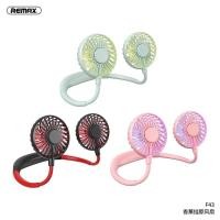ราคา REMAX F43พัดลมแขวนคอ aromatherapy hanging neck fan Aromatherapy neckband fan (4243776195)