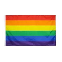 ราคา ธงสายรุ้ง หลากสี Rainbow LGBT Pride Peace Love Freedom Equality Big Flag (27022984593)