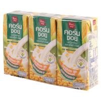 ราคา บีเอสซี คอร์นซอย นมถั่วเหลืองผสมข้าวโพด สูตรออริจินอล 180 มิลลิลิตร แพ็ค 3 (8851919590081) (3129066884)