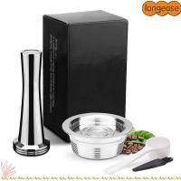 ราคา LONGE กาแฟแคปซูล Tamper บ้านช้อนแปรงบาร์กาแฟ Pod ผู้ถือชุดสําหรับ LAVAZZA A MODO MIO (57457926230)