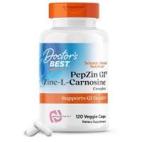 ราคา [ Zinc-L-Carnosine ] Doctor's Best, PepZin GI®, Zinc-L-Carnosine Complex x 120 แคซูล (Veggie Caps) (43665463416)