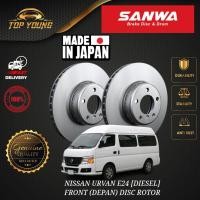 ราคา NISSAN URVAN E24 DIESEL FRONT (DEPAN) โรเตอร์ดิสก์เบรก SANWA (57354313615)