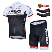 ราคา Summer Trek Cycling Jersey Set edition ชุดปั่นจักรยานแขนสั้นกางเกงขาสั้นสําหรับผู้ชายทัวร์ DE France ชุดปั่นจักรยาน (52504225894)