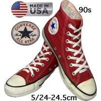 ราคา รองเท้ามือสอง รองเท้าผ้า Converse Chuck Taylor All Star 5/24-24.5cm รุ่นผลิตในสหรัฐอเมริกา Made in USA วินเทจรุ่นนิยม (53257327596)