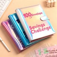ราคา 100 ซอง Money Saving Challenge Budget Saving Challenge Binder Phantom Laser A5 Notebook (43966659451)