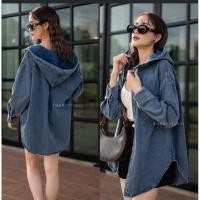 ราคา HR#เสื้อฮู้ด#เสื้อยีนส์#เสื้อคลุม#เสื้อยีนส์มีหมวก (23448714944)