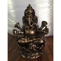 ราคา พระพิฆเนศ ทรงประทับดอกบัว หล่อจากแร่เหล็กน้ำพี้แท้100% ฐานกว้าง 2.7 นิ้ว หน้าตัก 3 นิ้ว สูง 7 นิ้ว (11126157489)