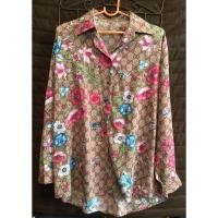 ราคา เสื้อเชิ้ตแขนยาวลายแบรนด์เนมมือสองสภาพนางฟ้า (27889244140)