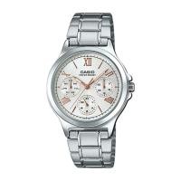 ราคา Casio Standard นาฬิกาข้อมือผู้หญิง สายสแตนเลส รุ่น LTP-V300D,LTP-V300D-7A2 - สีเงิน (2384662245)