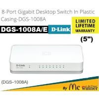 ราคา SWITCH (สวิตซ์) D-LINK รุ่น DGS-1008A (DGS-1008A/E) 8 PORTS GIGABIT SWITCHING HUB (8") - ประกันตลอดการใช้งาน (6017958539)