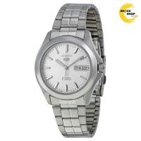 ราคา SEIKO 5 Automatic Silver Dial นาฬิกาข้อมือผู้ชาย (ไซโก) รุ่น SNKK87 ขนาด 38 mm (55457613087)