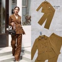 ราคา เสื้อสูทแขนยาว + กางเกงขาสั้นงานป้าย sml (6462779546)