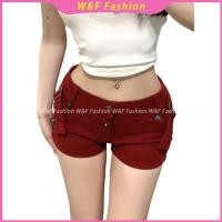 ราคา 【W&F Fashion】กางเกงยีนส์ขาสั้นสไตล์อเมริกันเซ็กซี่ ทรงหลวมไซส์ใหญ่ เอวต่ำ กระชับสะโพก ฟอกสีแบบวินเทจ แต่งลูกเล่นด้วยผ้าต่อ สำหรับสาวเปรี้ยว ช่วยพรางหุ่นให้ดูผอมเพรียว แฟชั่นฮิตล่าสุด (25232667614)