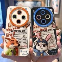 ราคา สําหรับ VIVO X300Pro X200 FE X100Pro X90Pro X80PRO X70PRO X300 X100 X90 X80 X70 Pro 5G เคสโทรศัพท์ปลอกการ์ตูนกระต่าย Fox ซิลิโคน Anti-drop Soft เกราะป้องกัน (42828183707)