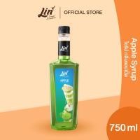 ราคา ลิน ไซรัป กลิ่นแอปเปิ้ล น้ำเชื่อมสำหรับมิกซ์ดริ๊งค์ (ขนาด 750 มล.) Lin Fruit Flavored Syrups (Apple) (29466490213)