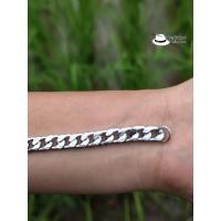 ราคา สร้อยข้อมือแฟชั่น สแตนเลสแท้ 100% สร้อยชาย สร้อยหญิง ยาว 20 cm (18292330417)