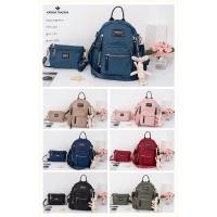 ราคา กระเป๋าเป้ Karaya แบรนด์แท้ เซท 2 ชิ้น ใบใหญ่จุของได้เยอะ (16500887142)
