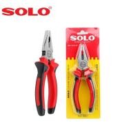 ราคา SOLO โซโล คีมปากจระเข้ทรงอเมริกาขนาด 6 นิ้ว ด้ามดำแดง รุ่น 5116 (4141470235)