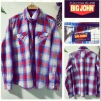 ราคา BIG JOHN เสื้อเชิ้ตแบรนด์เนมมือสองสภาพใหม่มาก (2878431669)