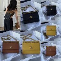 ราคา CHANEL23c Chain Bag Underarm Bag Crossbody Bag File Bag Female Bag (52607820776)